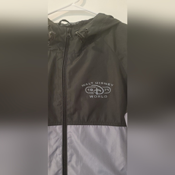Disney World 1971 Windbreaker Jacket Black/Grey/Small - Picture 3 of 7